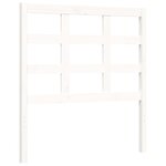 vidaXL Cadre de lit sans matelas blanc 90x200 cm bois massif