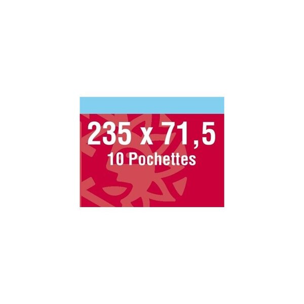 Pochettes noires 235 x 71 5 mm pour carnets Croix-Rouge.