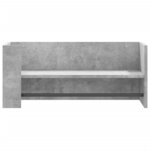 vidaXL Étagère murale gris béton 70 5x35x30 5 cm bois d'ingénierie