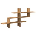 vidaXL Étagère murale chêne artisanal 124 5x18x60 5 cm bois ingénierie