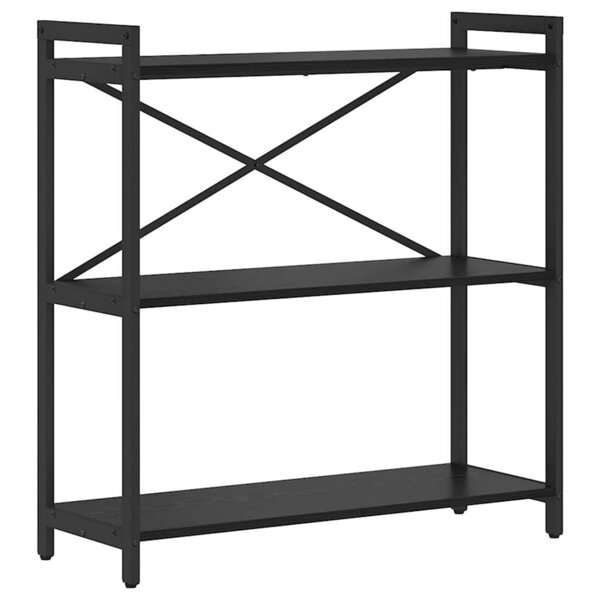 vidaXL Bibliothèque Chêne noir 80 x 30 x 83 cm Bois d'ingénierie