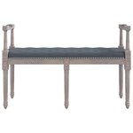 Banc banquette 110 x 40 x 70 cm velours gris foncé 02_0010465