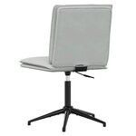 vidaXL Chaises à manger lot de 6 gris clair velours