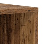 vidaXL Meuble TV 3 Pièces Vieux bois Bois stratifié