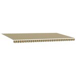 vidaXL Store Rétractable Automatique Vert et Jaune 600x300 cm