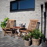 Table de jardin basse BILBAO 50 cm