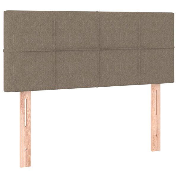 vidaXL Tête de lit Taupe 100x5x78/88 cm Tissu
