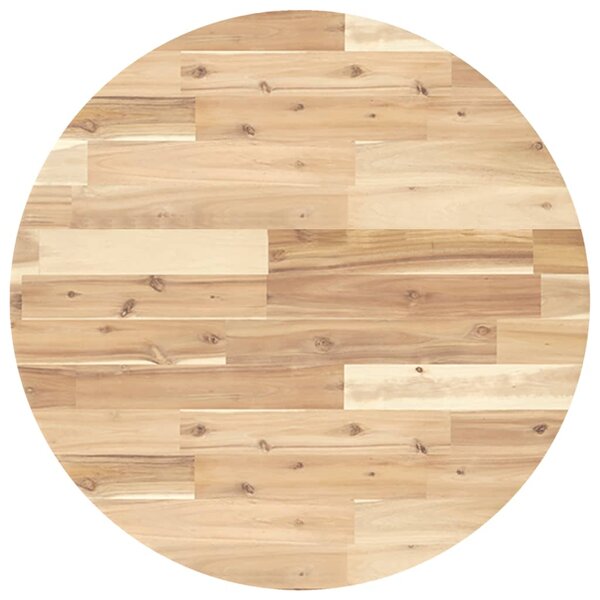 vidaXL Dessus de table rond Ø70x4 cm bois massif d'acacia