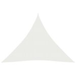 vidaXL Voile d'ombrage 160 g/m² Blanc 6x6x6 m PEHD