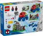 LEGO Marvel - Ensemble de Sauvetage de l'équipe Spidey en dino-véhicule - 11199 pour enfants