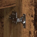Buffet vidaXL avec portes et tiroirs en vieux bois 101 5x35x70 cm