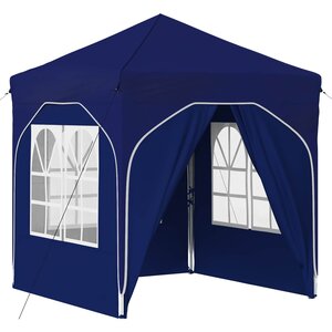 vidaXL Tente de fête pop-up 192 x 192 x 245 cm Bleu