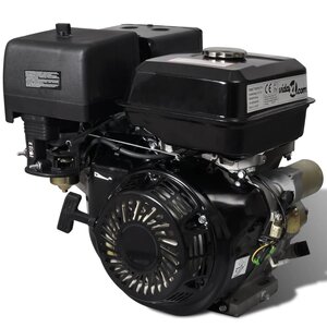 vidaXL Moteur à essence 15 CV 11 kW Noir