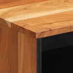 Table de chevet vidaXL 50x33x62 cm en Bois d'Acacia Massif