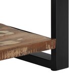 vidaXL Table console multicolore 100x35x75 cm bois massif récupération