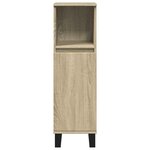 vidaXL Ensemble de meubles de salle de bain 3 Pièces chêne sonoma