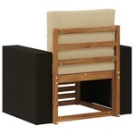 vidaXL Sofa de milieu extérieur Naturel