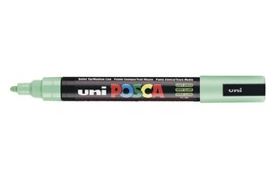 Marqueur pointe conique moyenne pc5m 1 8 - 2 5mm vert clair x 6 POSCA