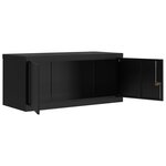 vidaXL Classeur noir 90x40x40 cm acier
