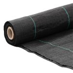 vidaXL Membrane anti-mauvaises herbes noir 2x50 m PP