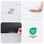 vidaXL Matelas à ressorts bonnell moyen 100x200 cm
