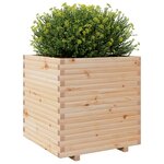 vidaXL Jardinière 70x70x72 5 cm bois de pin massif