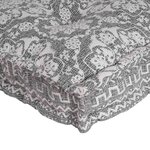 vidaXL Coussin de canapé sur palette Gris clair tissu