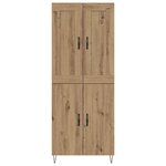 vidaXL Haut Armoire Chêne artisanal 69 5 x 34 x 180 cm