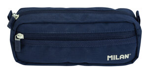 Trousse rectangulaire 2 fermetures éclair série 1918 Bleu marine