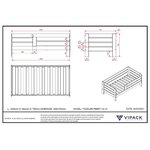 Lit simple Junior 71 Blanc 70 x 140