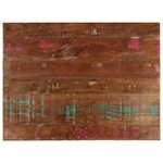 vidaXL Dessus de table 80x50x3 8 cm rectangulaire bois massif récupéré
