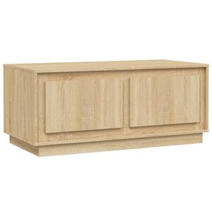 vidaXL Table basse chêne sonoma 102x50x44 cm bois d'ingénierie