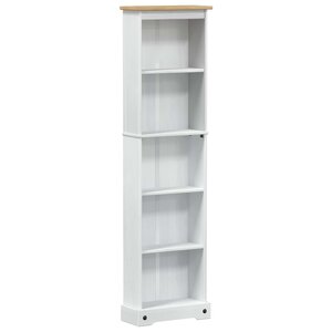 vidaXL Bibliothèque Blanc 46 x 20 x 170 cm Pin massif