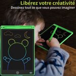 ACROPAQ Tablette Dessin enfant- Ardoise Magique 8 5 pouces- Ecran couleur LCD- Tablette LCD-(Pile CR2025 incluse) Vert