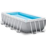 Intex kit piscine prism frame rectangulaire tubulaire (l)4,88 x (l)2,44 x (h)1,07m