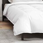 vidaXL Duvet 2-en-1 Blanc 140 x 220 cm Plume