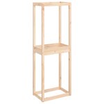 vidaXL Porte-pneus 63x40x180 cm Bois de pin massif