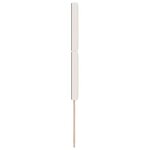 vidaXL Tête de lit Crème 100 cm Tissu en velours côtelé