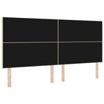 Tête de lit LED vidaXL design blocs en diamant crème 200 cm tissu
