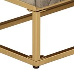 vidaXL Buffet noir 55x30x76 cm bois massif de manguier et fer