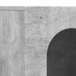 vidaXL Buffet Gris béton 100 x 35 x 59 cm Bois d'ingénierie