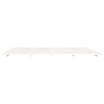 vidaXL Cadre de lit sans matelas blanc 180x200 cm bois massif de pin