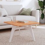 vidaXL Dessus de table 60x60x1 5 cm carré bois massif de hêtre