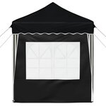vidaXL Tente de fête pop-up 195 x 195 x 245 cm Anthracite Tissu Oxford