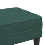 vidaXL Banc Vert Foncé 113x57x39 cm en Velours
