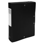 Boite De Classement Exabox Dos 60mm Polypropylène 7/10e Opak - A4 - Noir - X 8 - Exacompta