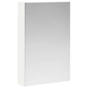vidaXL Armoire Miroir de Salle de Bain Blanc 40 x 10 5 x 60 5 cm