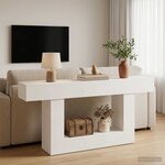 vidaXL Blanc 160 x 30 x 74 cm