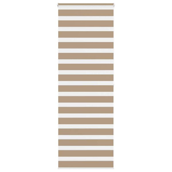 vidaXL Store zèbre marron sable largeur du tissu 80 9 cm polyester