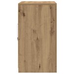 vidaXL Meuble d'appoint chêne artisanal 41 x 37 x 67 cm